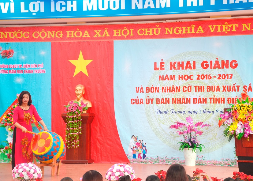 Trường mầm non Thanh Trường, thành phố Điện Biên Phủ tưng bừng trong ngày hội đến trường của bé