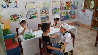 Trường mầm non Sơn Ca Thành phố Điện Biên Phủ tổ chức chuyên đề “Xây dựng trường mầm non lấy trẻ làm trung tâm”