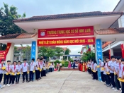 Trường THCS Him Lam chào đón học sinh lớp 6 năm học 2025 - 2026