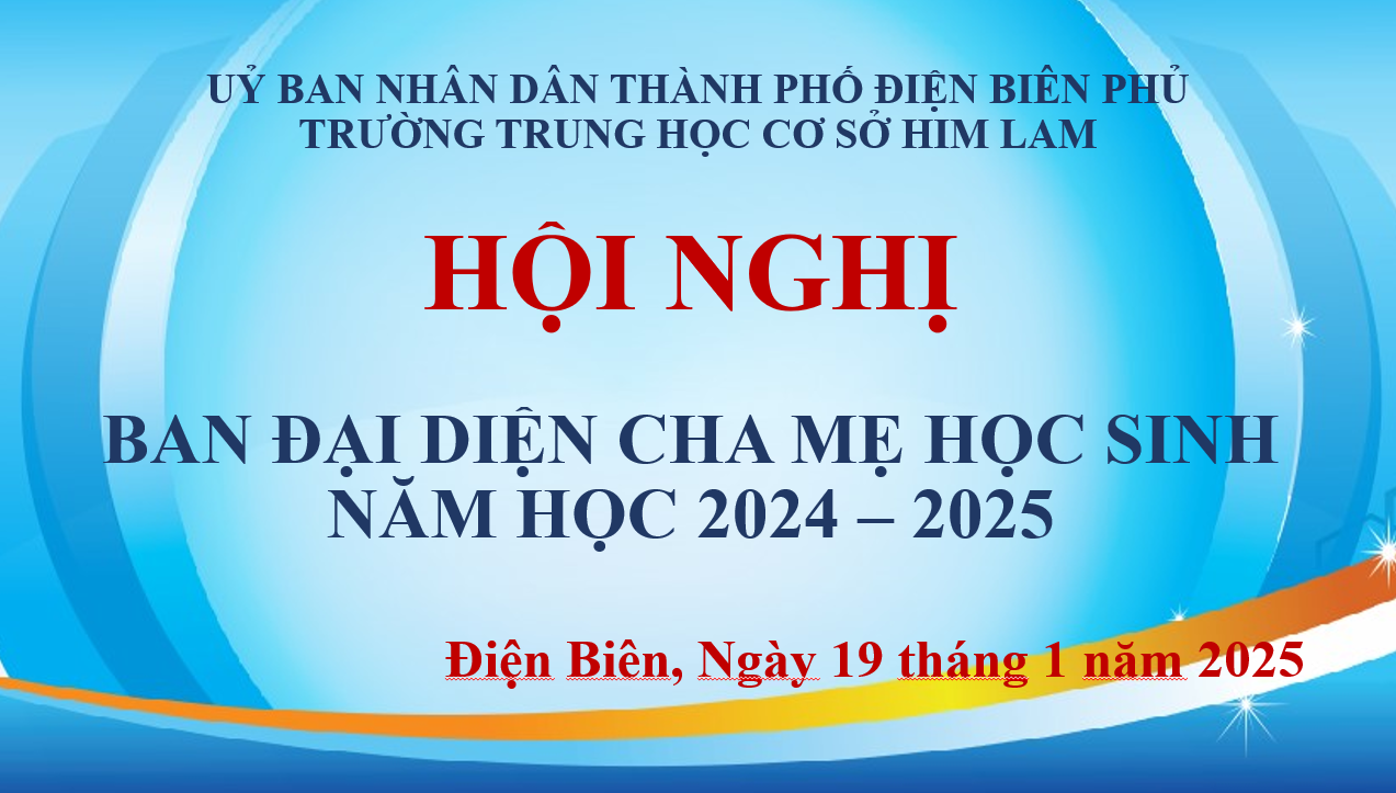 Hội nghị Ban đại diện cha mẹ học sinh năm học 2024 - 2025